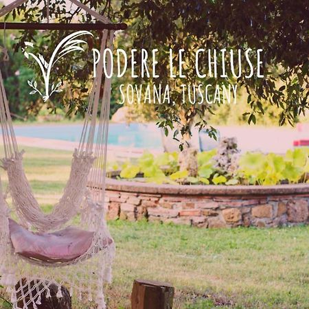 Podere Le Chiuse Sovana Exteriör bild